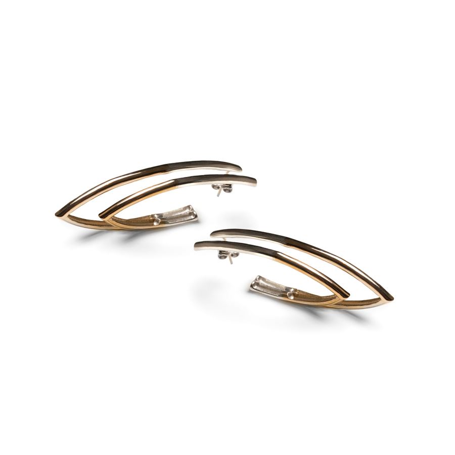 Large angle 'Neon' earrings NEON | OR ANGOLO BIGAGBR